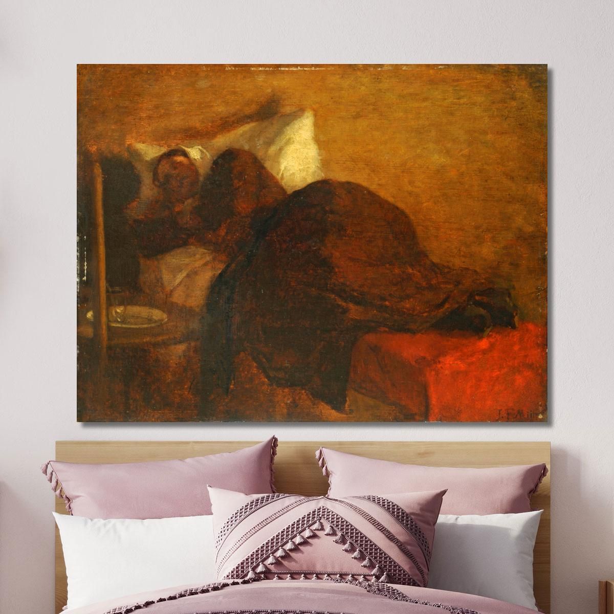 The Artist'S Wife Jean-François Millet jfm66 canvas print 