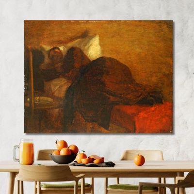 The Artist'S Wife Jean-François Millet jfm66 canvas print 