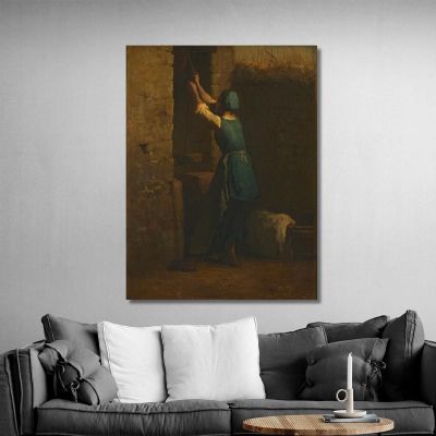 Woman At Well Jean-François Millet jfm88 canvas print 