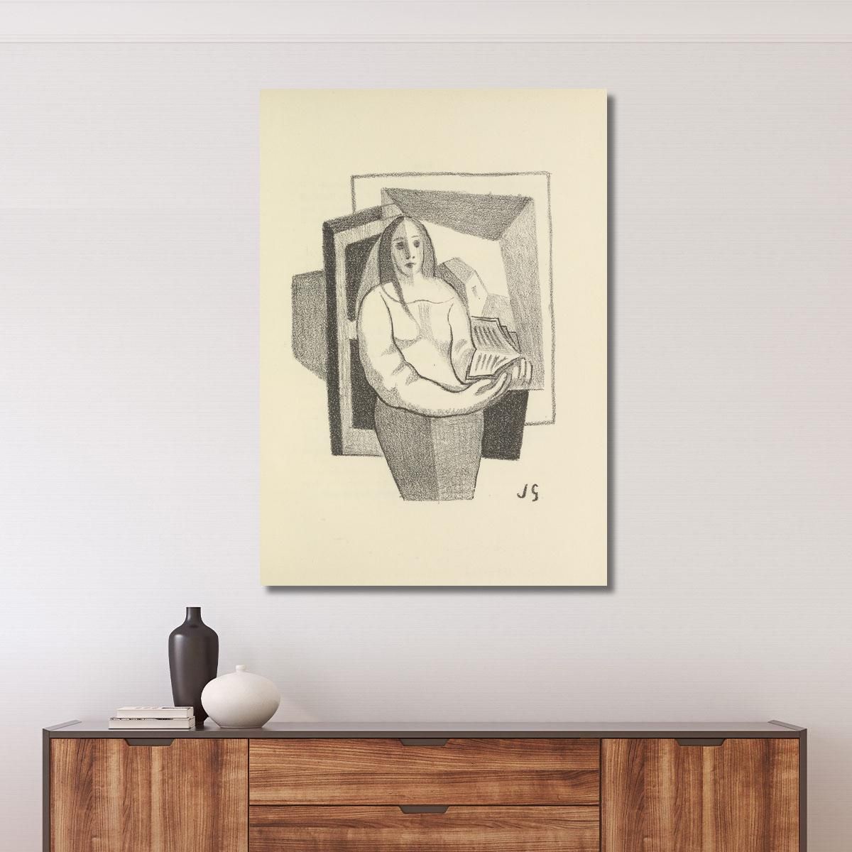 As A Wife Has A Cow 1 Juan Gris jgr4 canvas print 