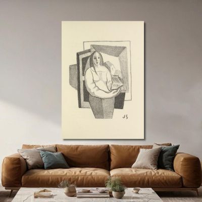 As A Wife Has A Cow 1 Juan Gris jgr4 canvas print 