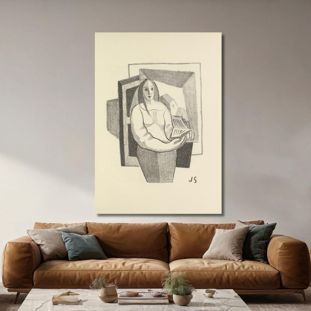 As A Wife Has A Cow 1 Juan Gris jgr4 canvas print 