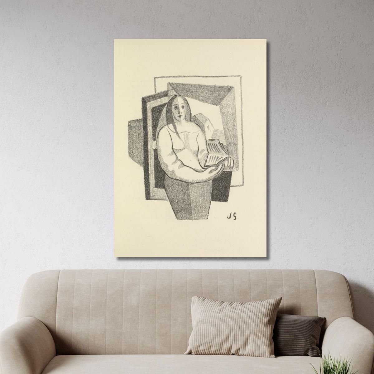 As A Wife Has A Cow 1 Juan Gris jgr4 canvas print 