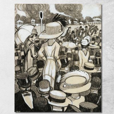 At The Races Juan Gris jgr10 canvas print 