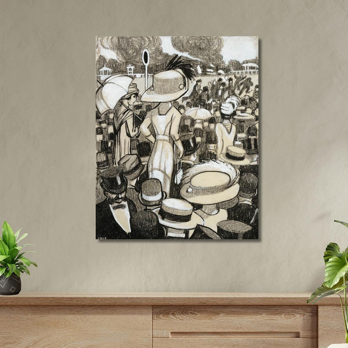At The Races Juan Gris jgr10 canvas print 