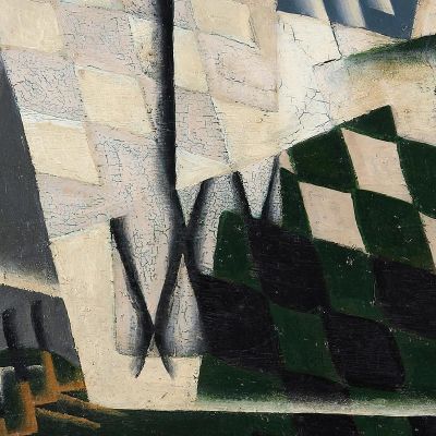 Harlequin With A Guitar Juan Gris jgr32 canvas print