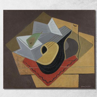 The Black Mandolin Juan Gris jgr37 canvas print 