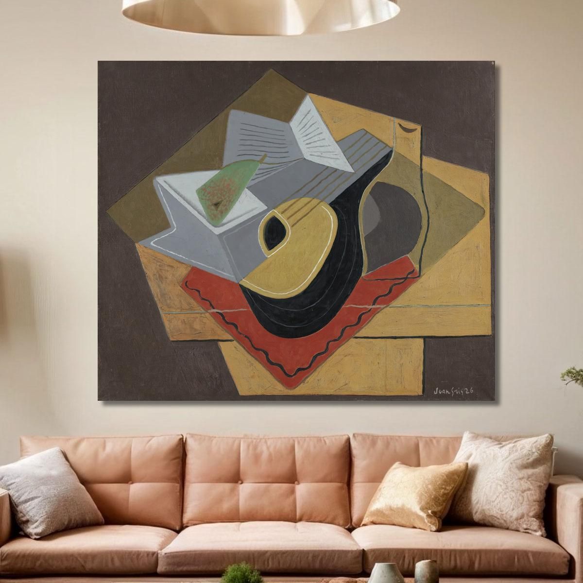 The Black Mandolin Juan Gris jgr37 canvas print 