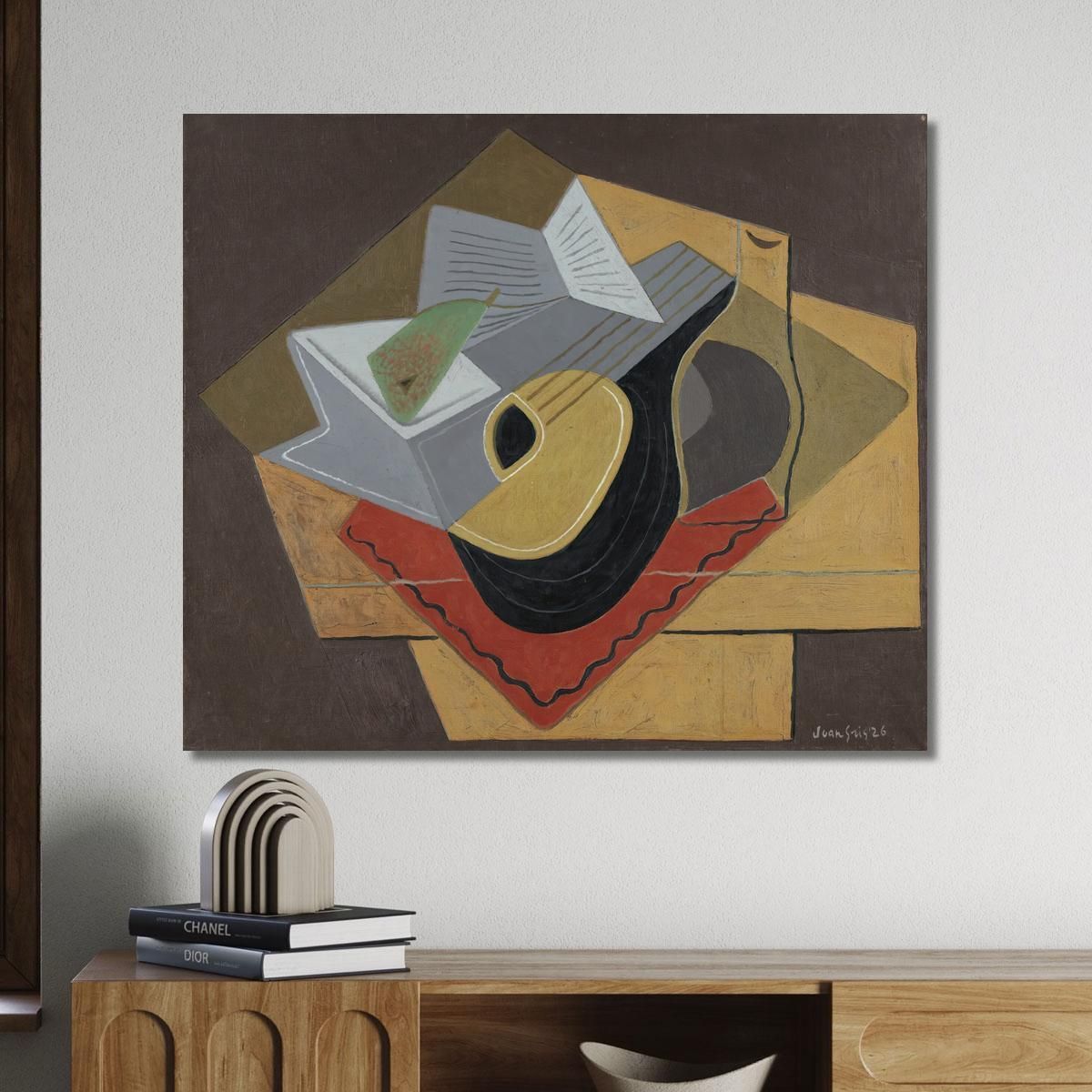 The Black Mandolin Juan Gris jgr37 canvas print 