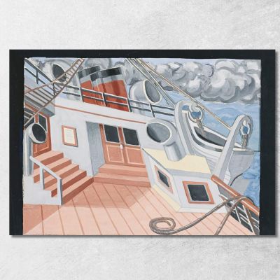 The Deck Of A Deckchair Juan Gris jgr44 canvas print 