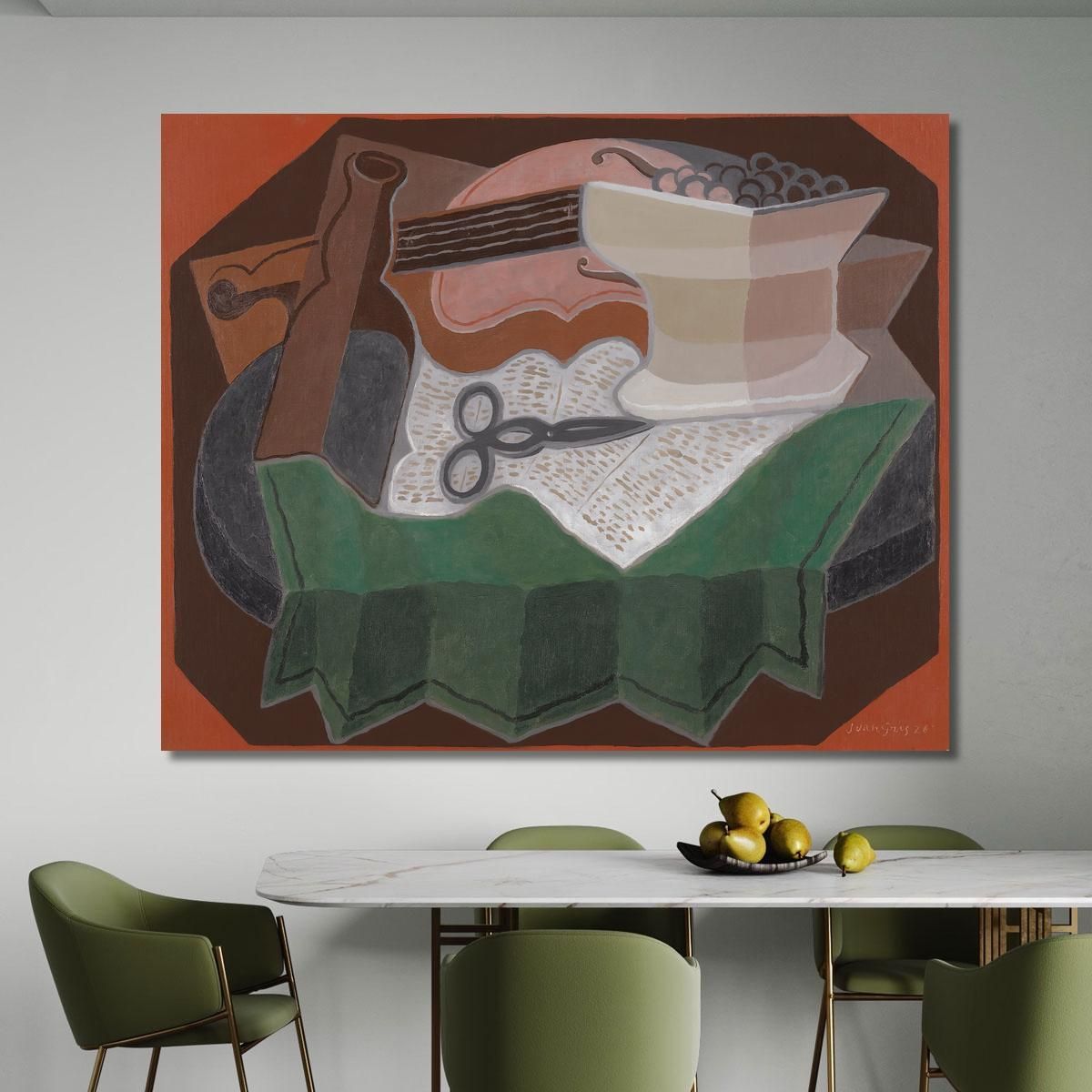 The Scissors Juan Gris jgr46 canvas print 