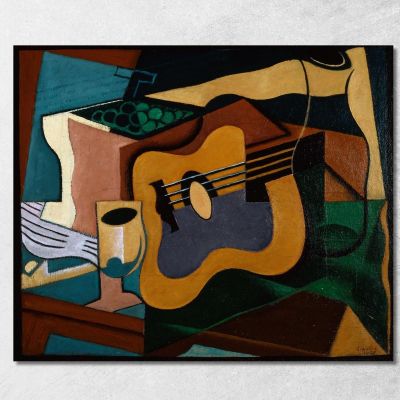 Still Life With Guitar Juan Gris jgr61 canvas print 