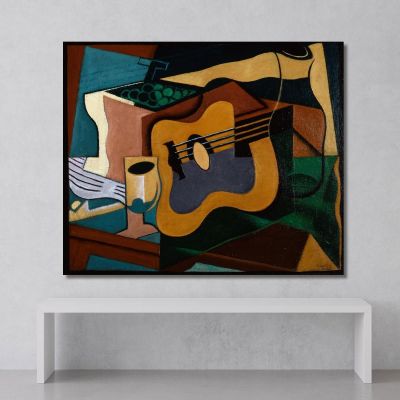 Still Life With Guitar Juan Gris jgr61 canvas print 