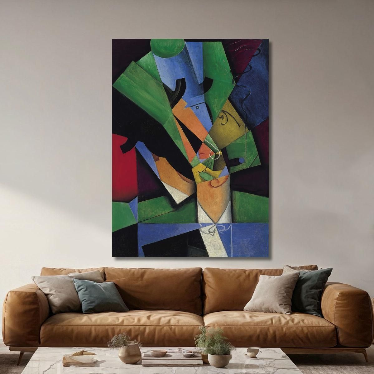The Smoker Juan Gris jgr72 canvas print 