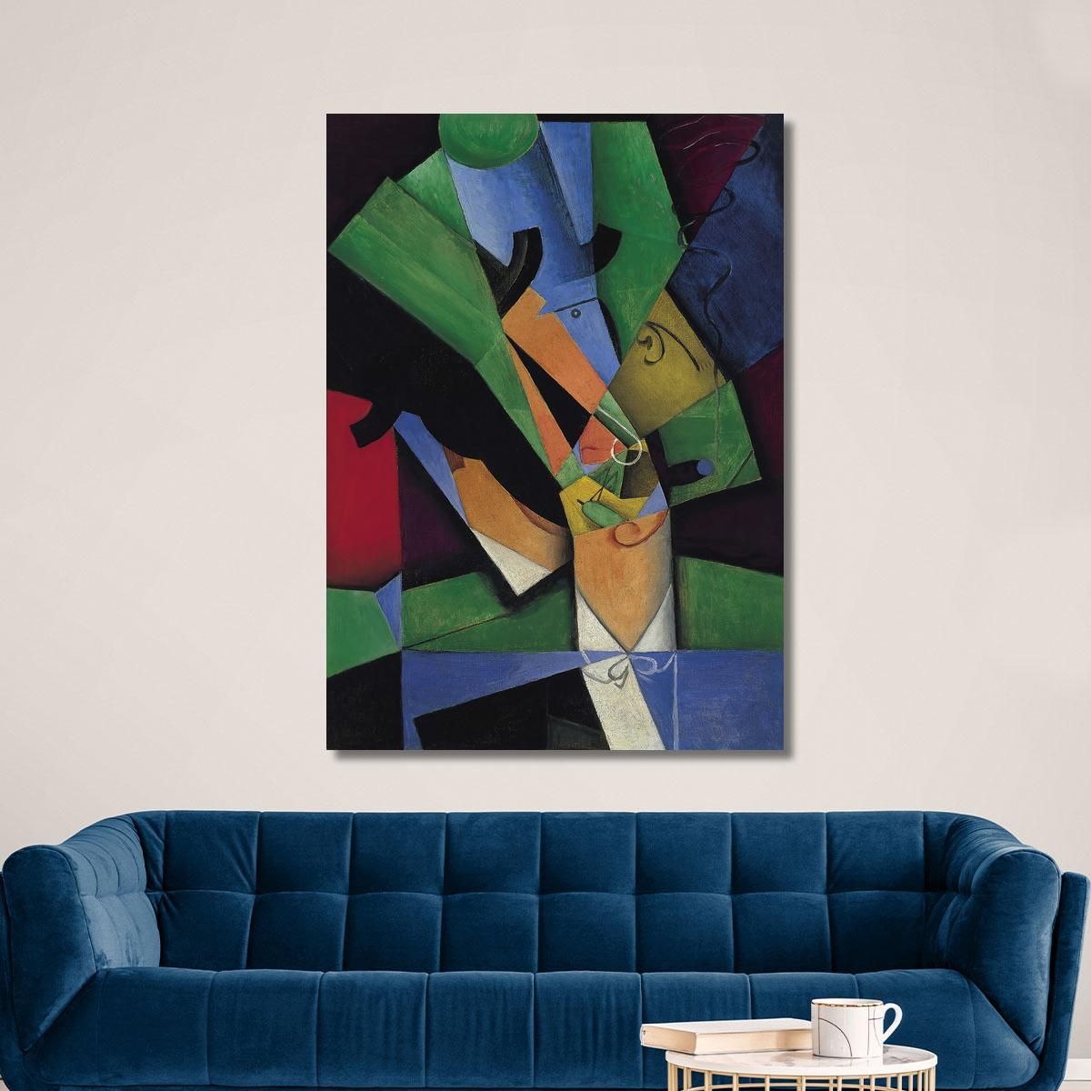 The Smoker Juan Gris jgr72 canvas print 
