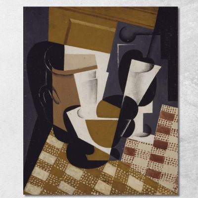 Wine Jug And Glass Juan Gris jgr79 canvas print 