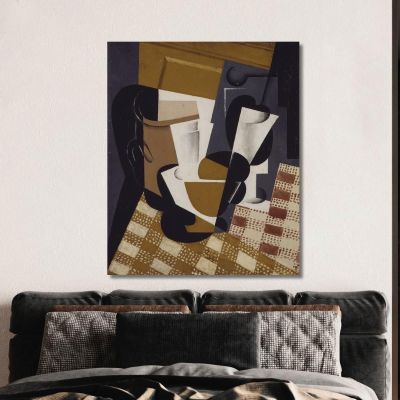 Wine Jug And Glass Juan Gris jgr79 canvas print 