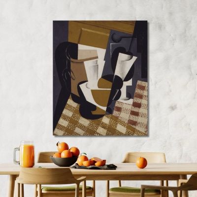 Wine Jug And Glass Juan Gris jgr79 canvas print 