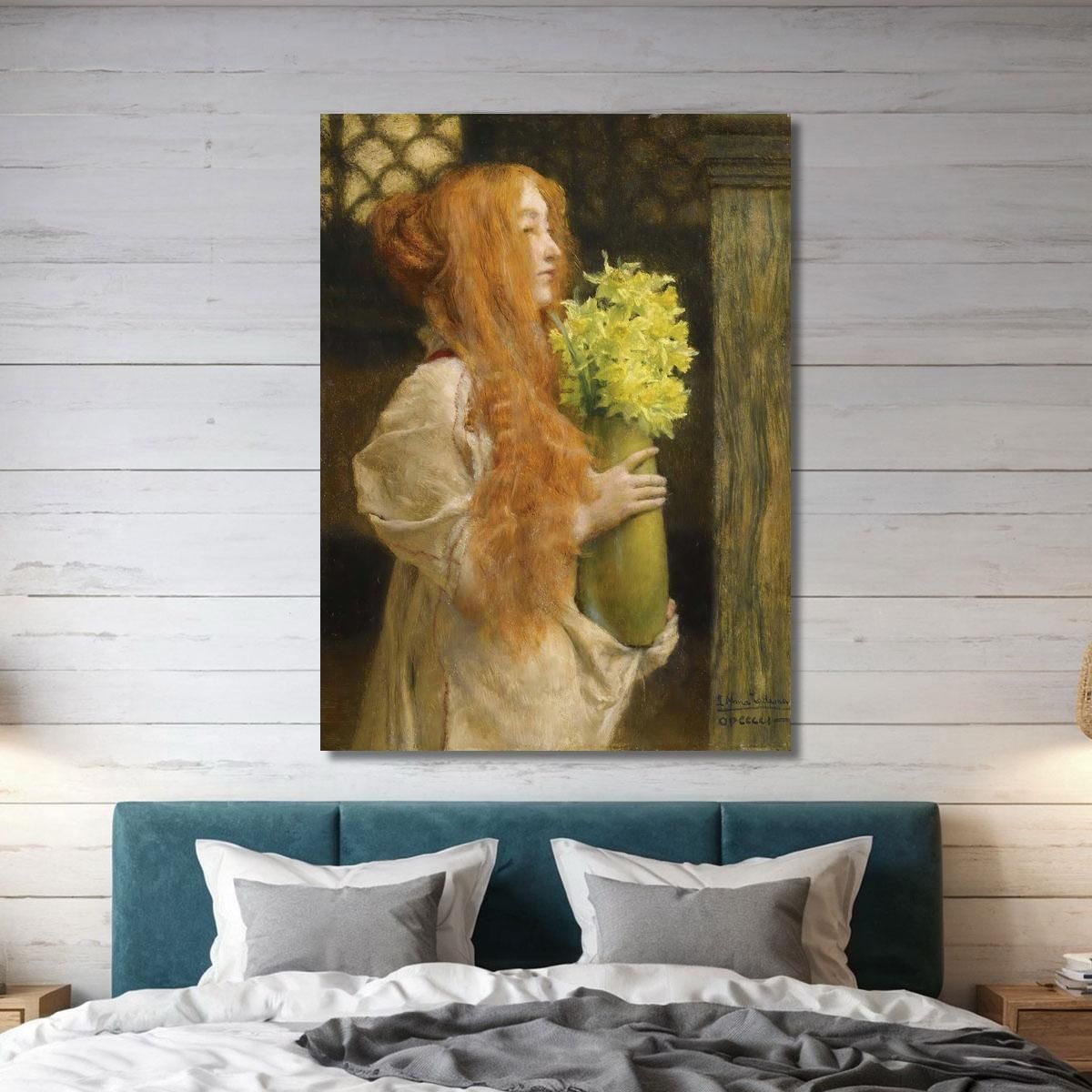Spring Flowers Lawrence Alma-Tadema lat35 canvas print 