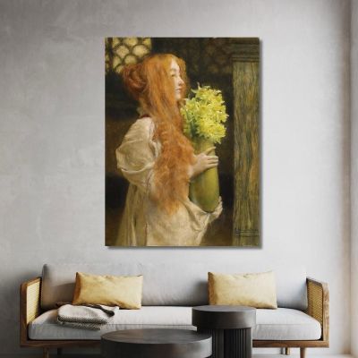 Spring Flowers Lawrence Alma-Tadema lat35 canvas print 