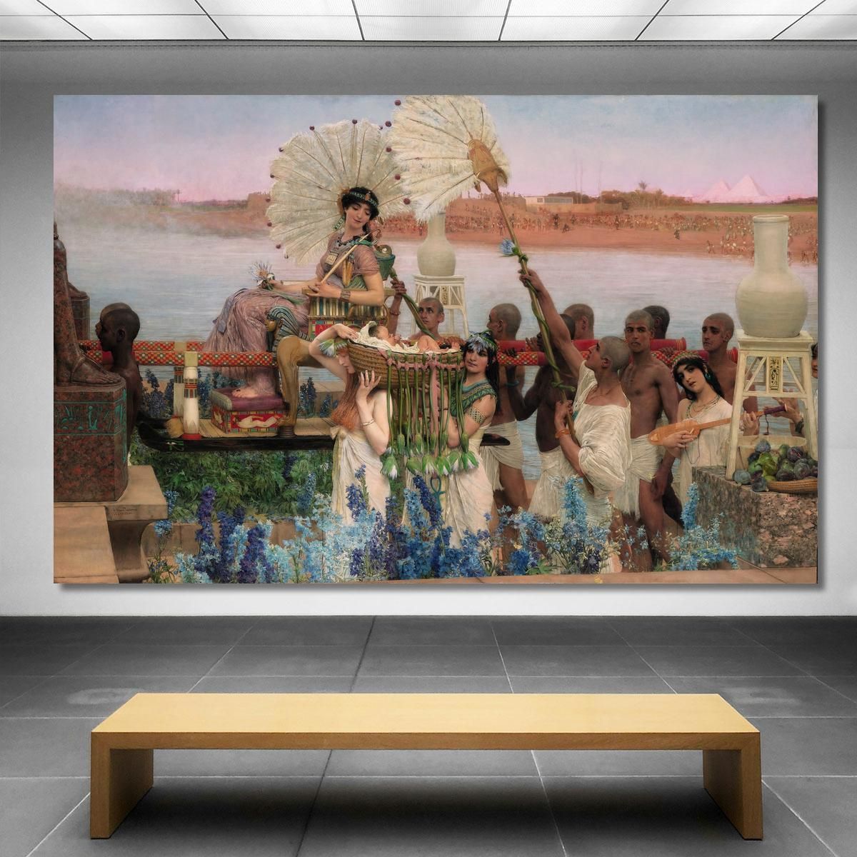 The Finding Of Moses Lawrence Alma-Tadema lat43 canvas print 