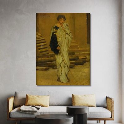 The Roman Architect Lawrence Alma-Tadema lat45 canvas print 