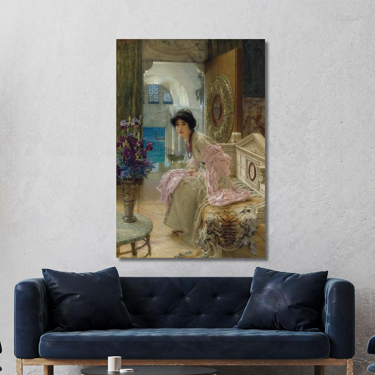 Watching And Waiting Lawrence Alma-Tadema lat48 canvas print 