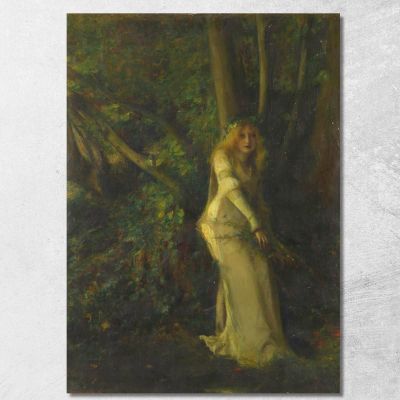 A Young Woman In The Play Pascal Dagnan Bouveret pdb3 canvas print 