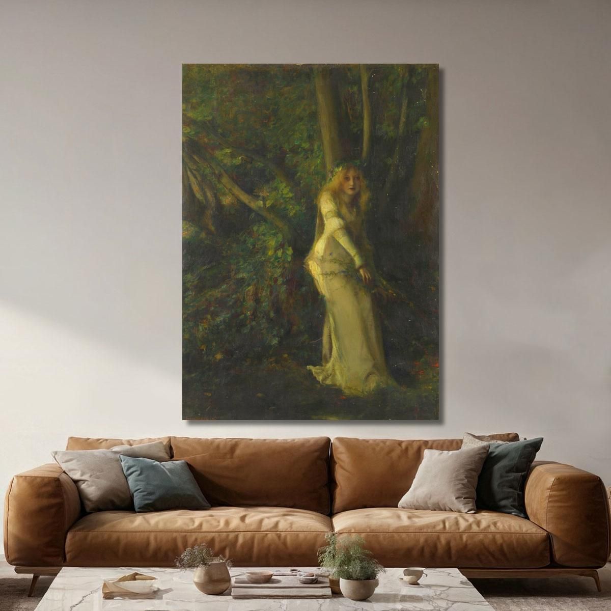 A Young Woman In The Play Pascal Dagnan Bouveret pdb3 canvas print 
