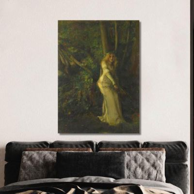A Young Woman In The Play Pascal Dagnan Bouveret pdb3 canvas print 