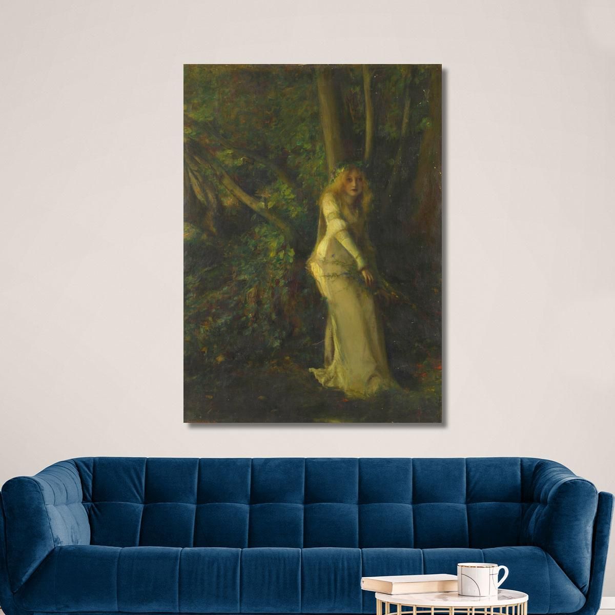 A Young Woman In The Play Pascal Dagnan Bouveret pdb3 canvas print 