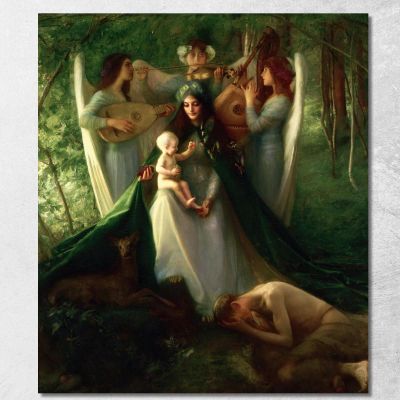 Comforter Of Afflictorium Pascal Dagnan Bouveret pdb11 canvas print 