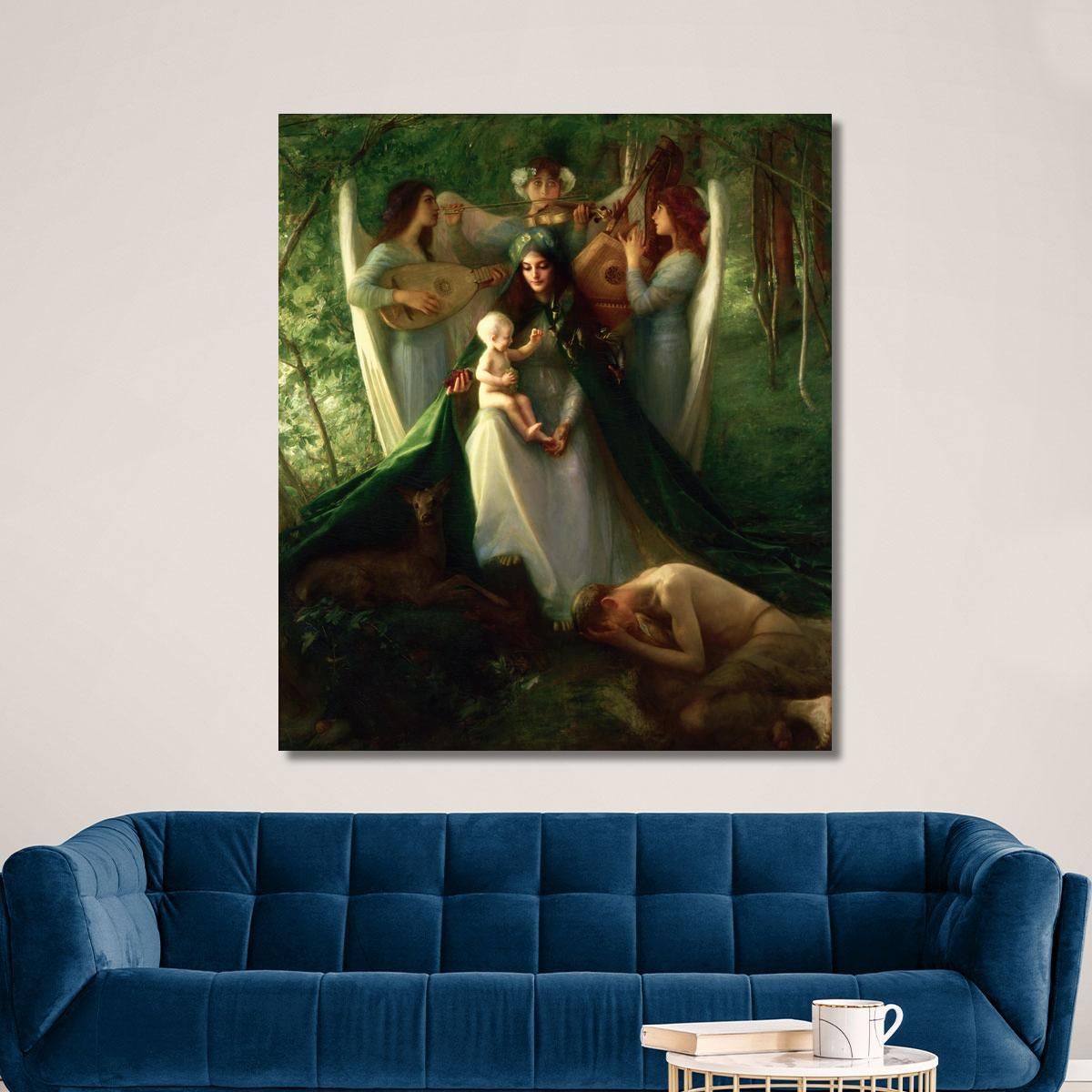 Comforter Of Afflictorium Pascal Dagnan Bouveret pdb11 canvas print 
