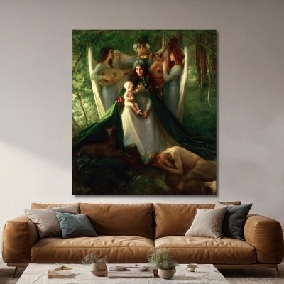 Comforter Of Afflictorium Pascal Dagnan Bouveret pdb11 canvas print 