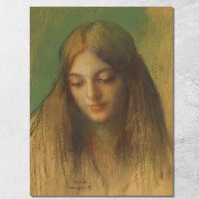 Madonna Study For The Comforter Of The Afflicted Pascal Dagnan Bouveret pdb17 canvas print 