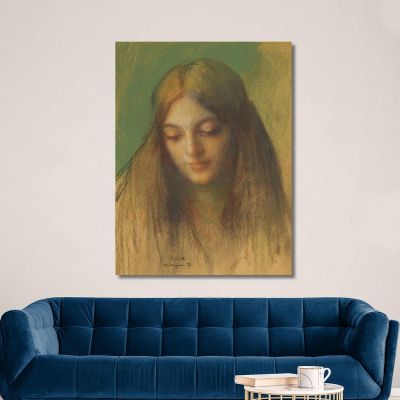 Madonna Study For The Comforter Of The Afflicted Pascal Dagnan Bouveret pdb17 canvas print 