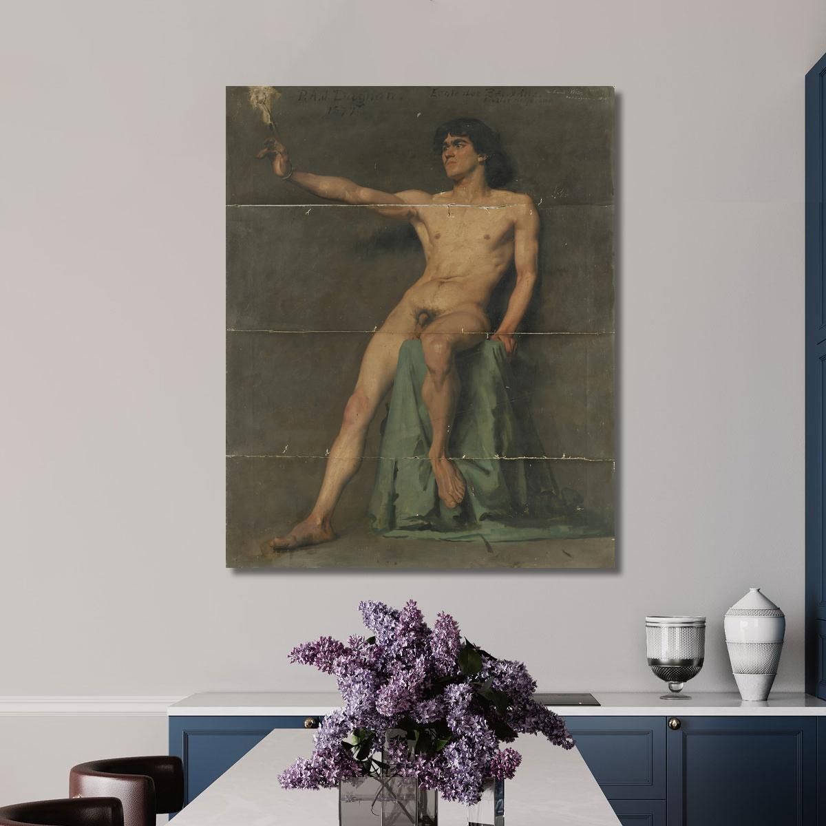 Male Nude Study Pascal Dagnan Bouveret pdb19 canvas print 