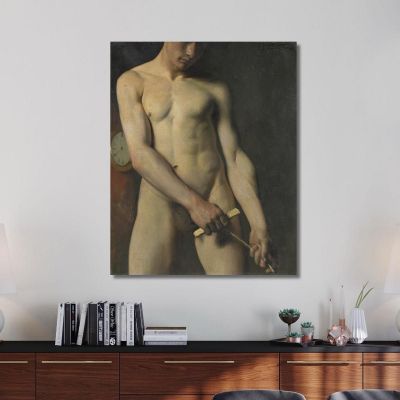 Nude Study Of A Man Pascal Dagnan Bouveret pdb20 canvas print 