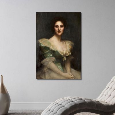 Portrait Of Fanny Thérèse Reinach Pascal Dagnan Bouveret pdb22 canvas print 