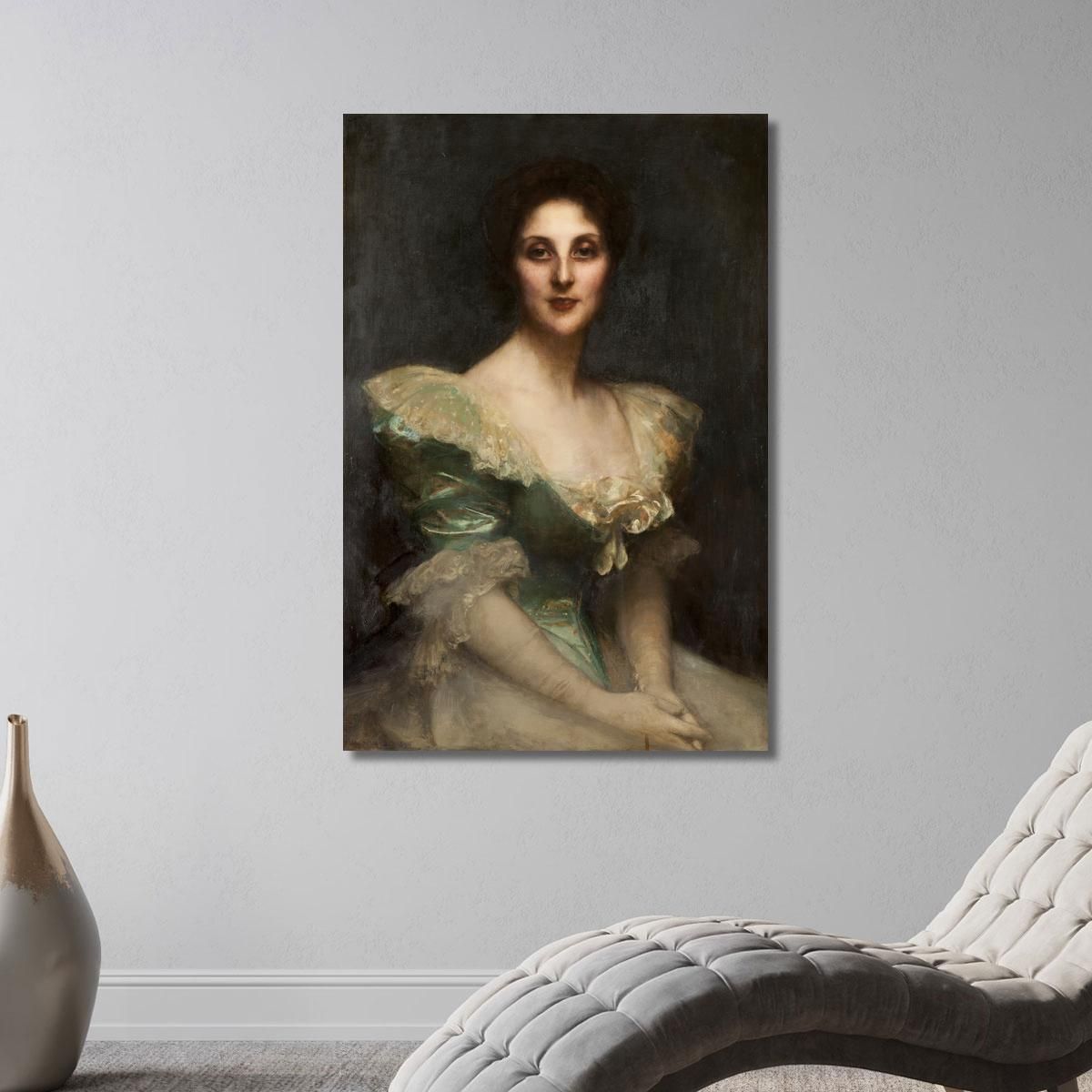 Portrait Of Fanny Thérèse Reinach Pascal Dagnan Bouveret pdb22 canvas print 