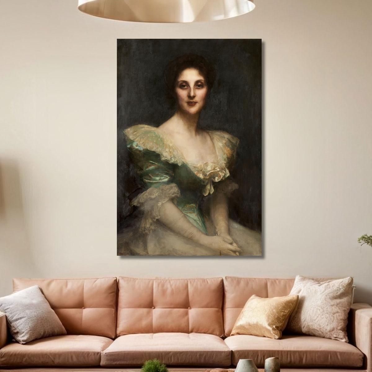 Portrait Of Fanny Thérèse Reinach Pascal Dagnan Bouveret pdb22 canvas print 