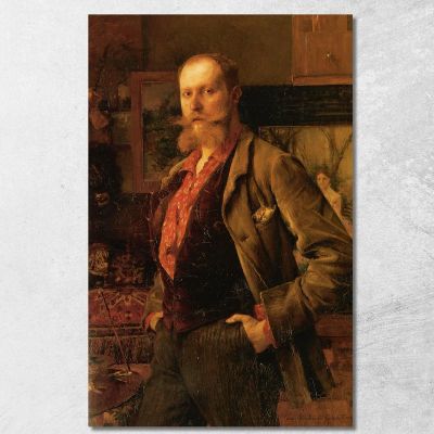 Portrait Of Gustave Courtois Pascal Dagnan Bouveret pdb26 canvas print 