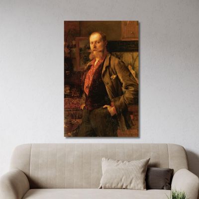 Portrait Of Gustave Courtois Pascal Dagnan Bouveret pdb26 canvas print 