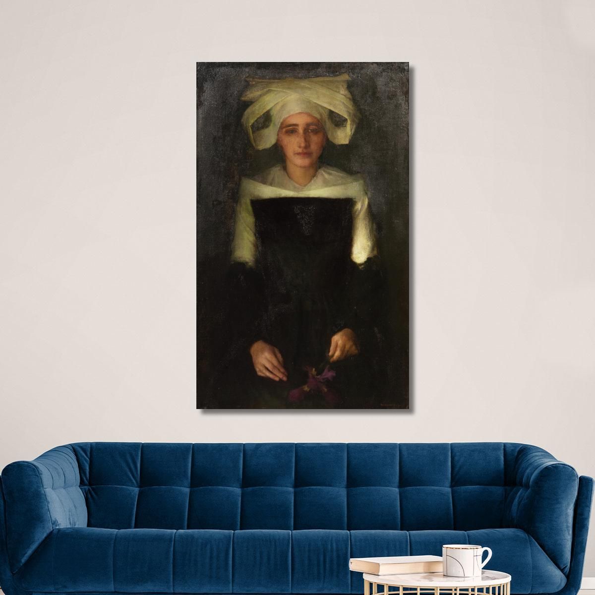 Collection Contemplation Pascal Dagnan Bouveret pdb29 canvas print 