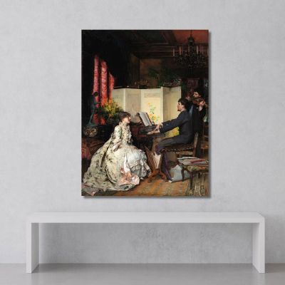 The Duet Pascal Dagnan Bouveret pdb33 canvas print 