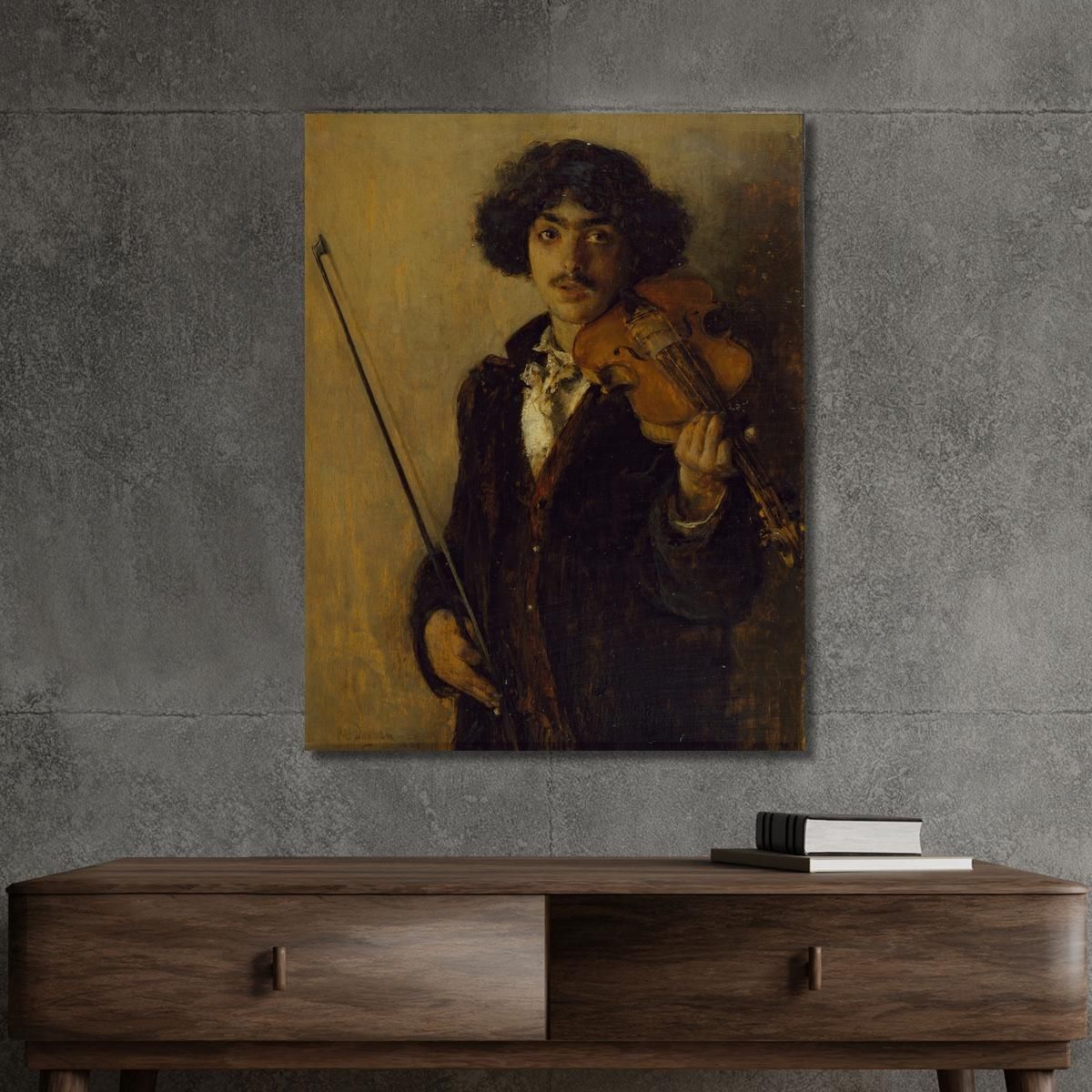 The Musician Pascal Dagnan Bouveret pdb34 canvas print 