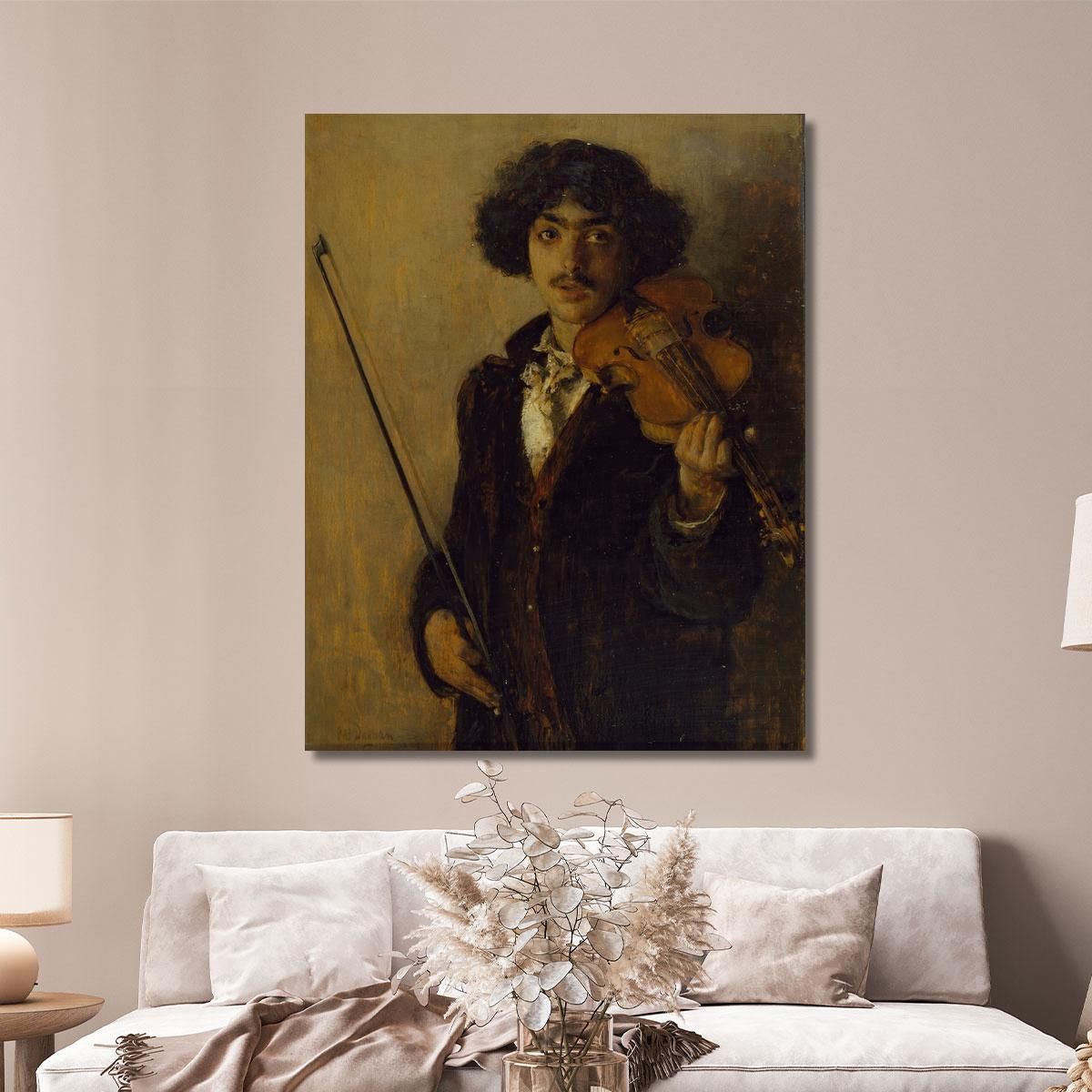 The Musician Pascal Dagnan Bouveret pdb34 canvas print 