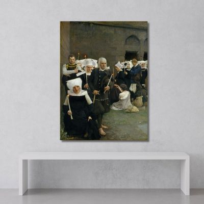 The Pardon In Brittany Pascal Dagnan Bouveret pdb35 canvas print 