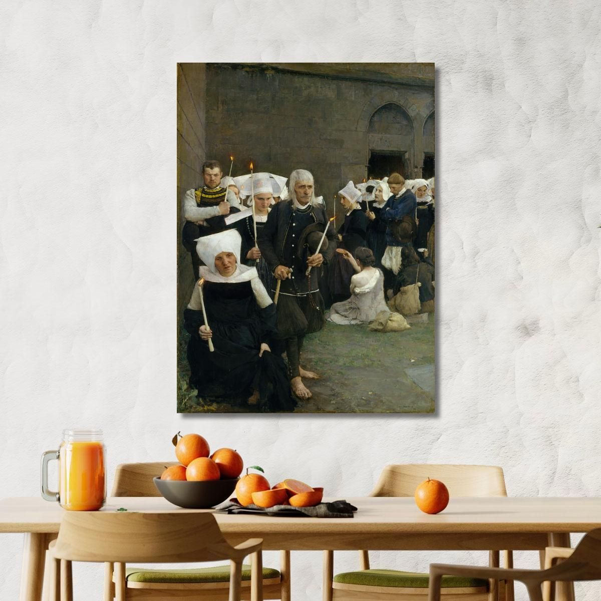The Pardon In Brittany Pascal Dagnan Bouveret pdb35 canvas print 