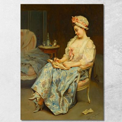 A Moment Of Reflection Raimundo de Madrazo y Garreta rmg1 canvas print 